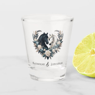 Country Western Horses Wedding Money/Shot Dance- Schnapsglas