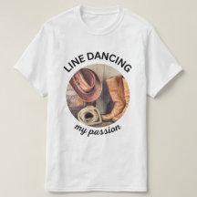 Country Western Line Tanz T - Shirt