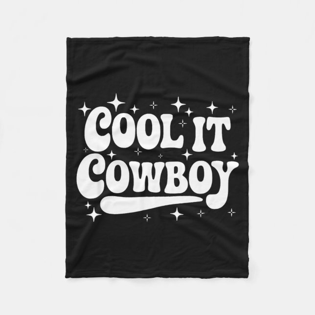 Country Western Sarcastic Quote Saying Gift Summer Fleecedecke (Vorderseite)