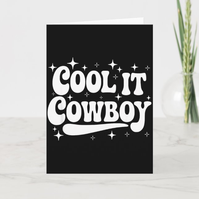 Country Western Sarcastic Quote Saying Gift Summer Karte (Vorderseite)
