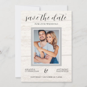 Country Western Save the Date Hochzeitseinladung