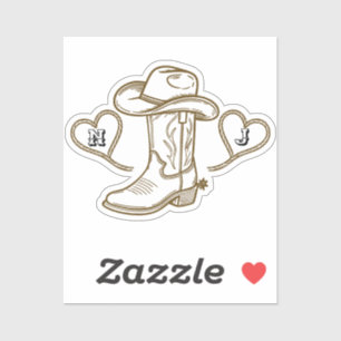 Country Western Vintage Letzte Rodeo Junggesellinn Aufkleber