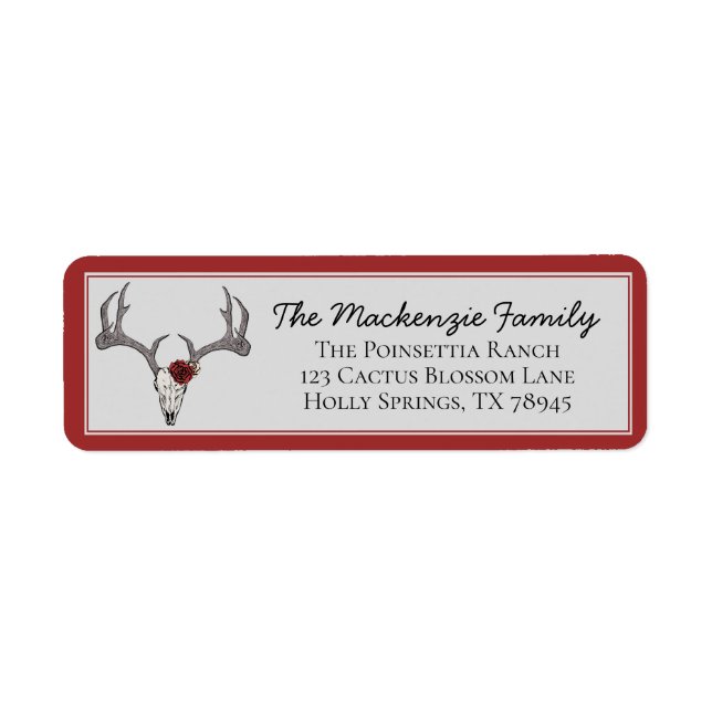 Country Western Weihnachtsmann-Rentierfisch (Vorne)