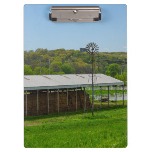 Country Windmühle Klemmbrett