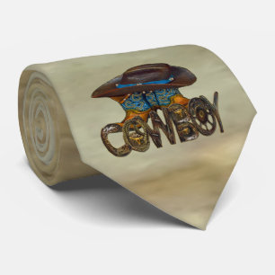Country Wood Cowboy Krawatte