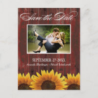 Country Wood Rustic Sonnenblume Speichern Sie die
