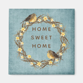 Country Zuhause Wreath Magnet