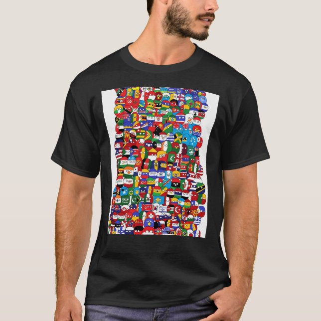 Countryball Graphic T - Shirt (Vorderseite)