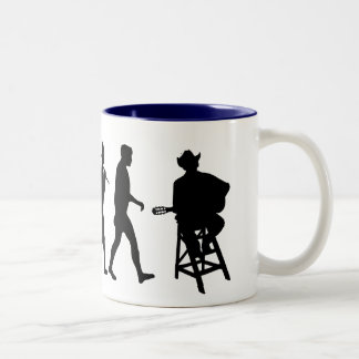 Countrymusik-Countrymusik-Sänger Zweifarbige Tasse