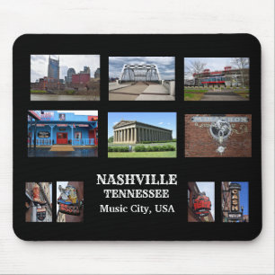 Countrymusik-Hauptstadt Nashvilles, Tennessee Mousepad