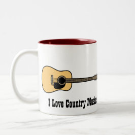Countrymusik Zweifarbige Tasse