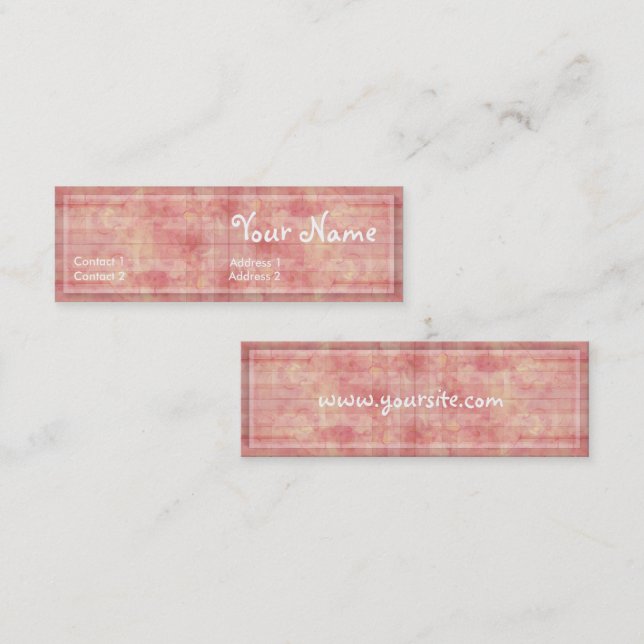 CountryPink Visitenkarte (Vorne/Hinten)