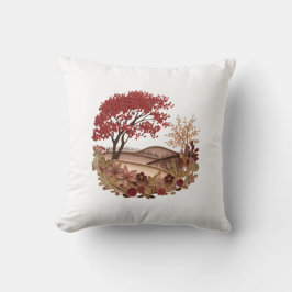 Countryside in the Autumn Quilling effect design Kissen