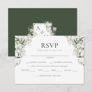 Countryside Manor Wedding RSVP Begleitkarte