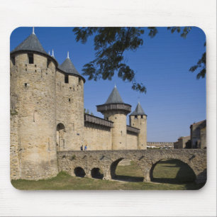 Counts Castle, Carcassonne, Aude, Languedoc, Mousepad