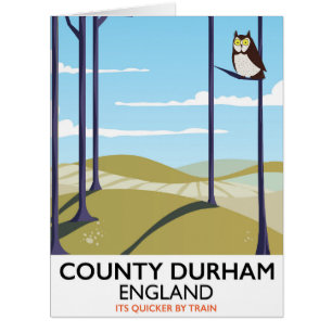 County Durham, England Zugposter