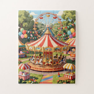 County Fair Carousel for Seniors 30 Large Piece