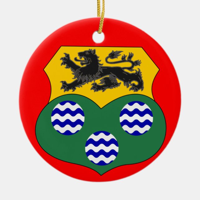 County Leitrim Ireland Keramik Ornament (Vorne)