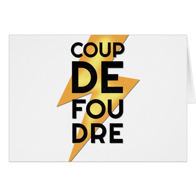 Coup de Foudre - Français de grève surprise (Devant horizontal)