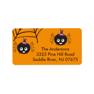 Coup de Halloween avec nous étiquette de adresse