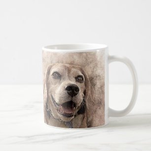 Coupe beagle de chiot de chiot de café Mug