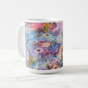 Coupe colorée Daisy Garden Art Mug