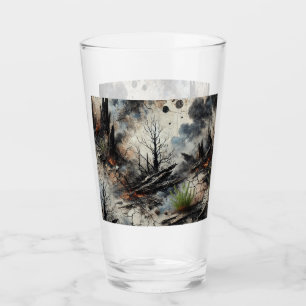 Coupe d'Art Apocalyptique en verre