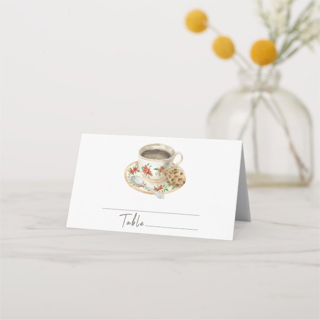 Coupe de café douche nuptiale - cartes mariages (Devant)