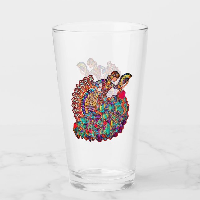 Coupe de Flamenca en verre (Devant)