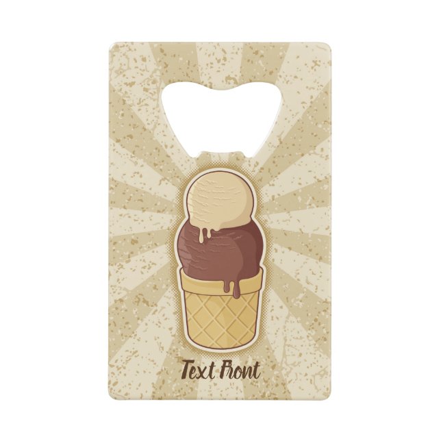 Coupe de glace à deux boules (Devant)