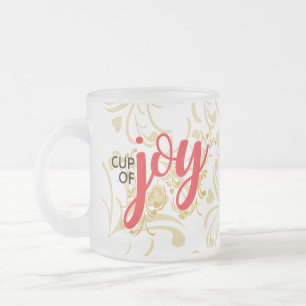 Coupe de la joie Rouge et or Mug personnalisé