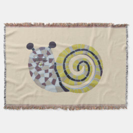 Coupe De Mosaïque D'Escargot Mignonne. Couverture
