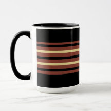Coupe de Mug de Café à rayures noires - Modeste Ch