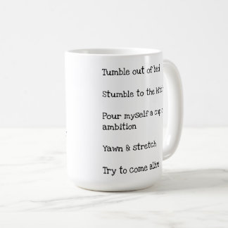 Coupe de Mug de café d'ambition (liste)