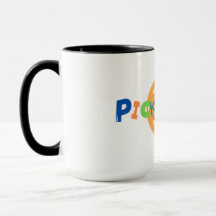 Coupe de Pickleball café Mug à deux tons, 15 oz