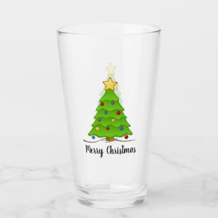 Coupe de verre d'arbre de Noël