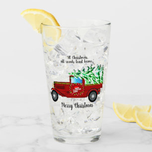 Coupe de verre de camion de Noël