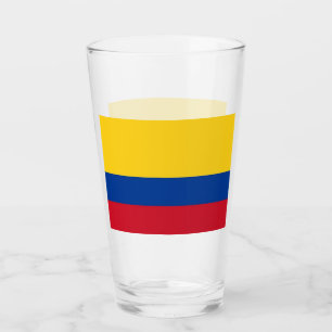 Coupe de verre patriotique avec drapeau de la Colo