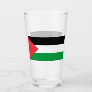 Coupe de verre patriotique avec drapeau de la Pale
