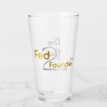 Coupe de verre personnalisée "Fed2Founder"