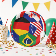Coupe du Monde 2026 Assiettes en Papier 9 Pouces |
