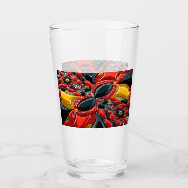 Coupe en verre avec couleurs Allemagne (Devant)
