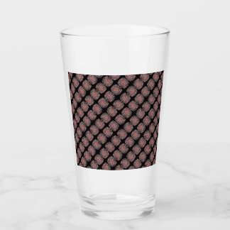 Coupe en verre RZ rose comme kaléidoscope art, noi