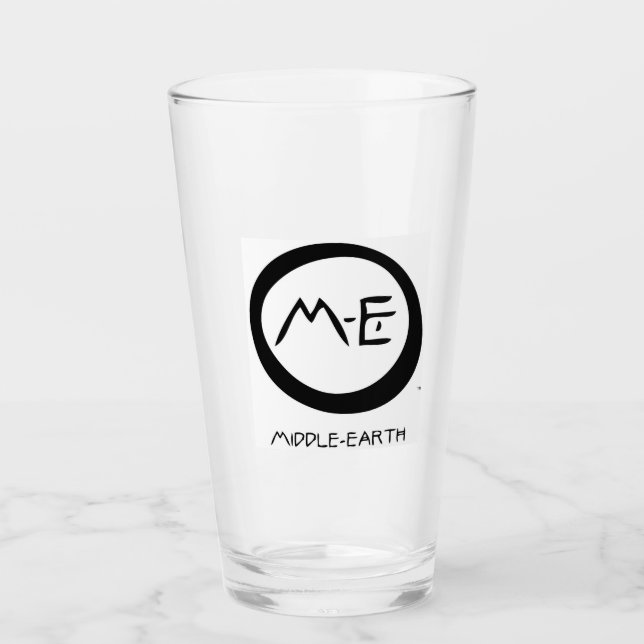 Coupe M-E MIDDLE-EARTH(TM) en verre à pinte (Devant)