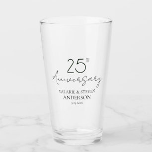 Coupe minime de verre du 25e anniversaire de Maria