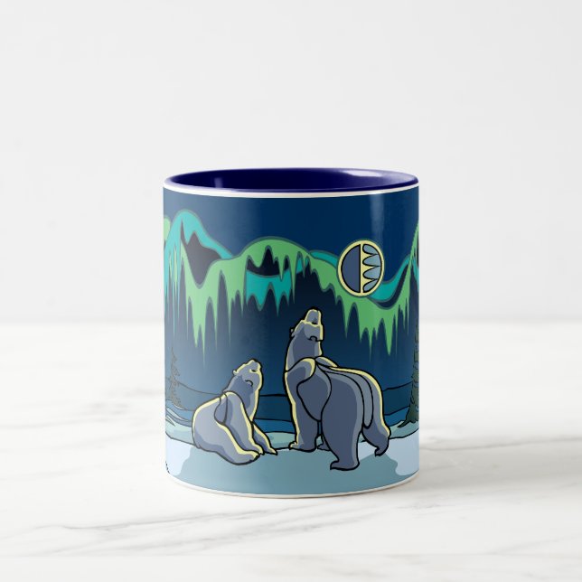 Coupe Ours Polaire Ours Tribal Art Mugs Coupes Our (Centre)