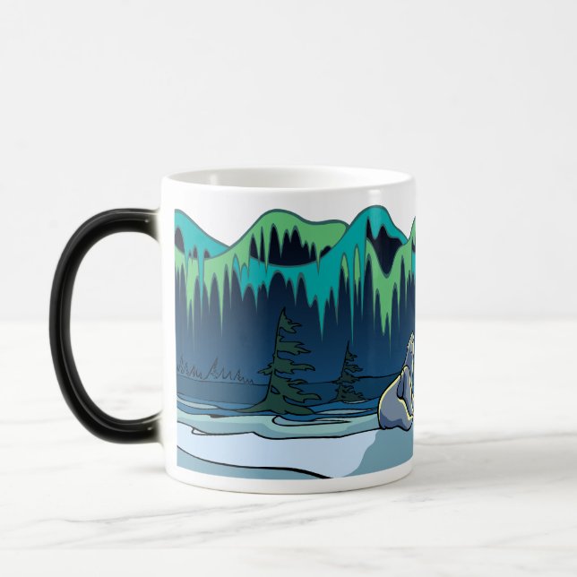 Coupe Ours Polaire Ours Tribal Art Mugs Coupes Our (Gauche)