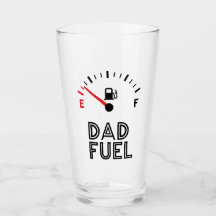 Coupe "Papa Carburant" en verre à pinte