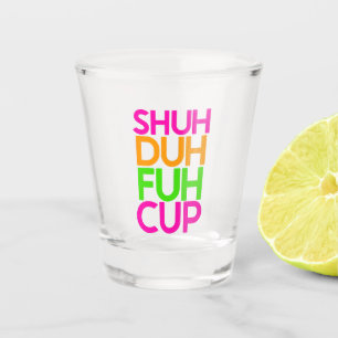 Coupe Shein Duh Fuh Funny Rose Orange Verre