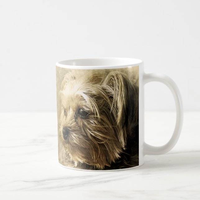 Coupe Yorkie Dog Puppy Mug (Droite)